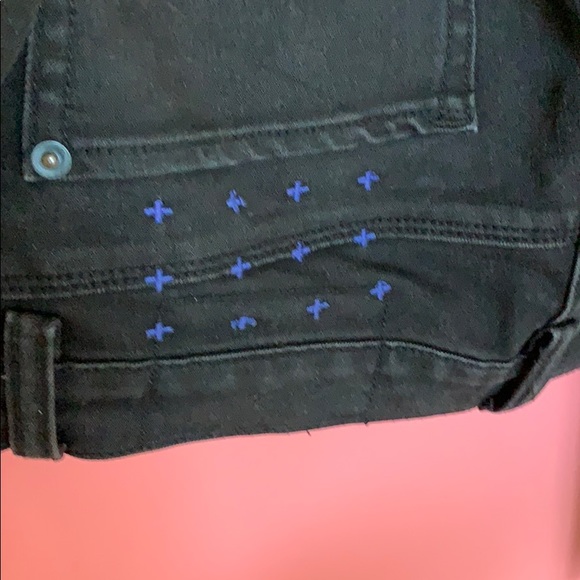 NWOT Ksubi black skinny jeans zipper bottoms s29 - Picture 3 of 7